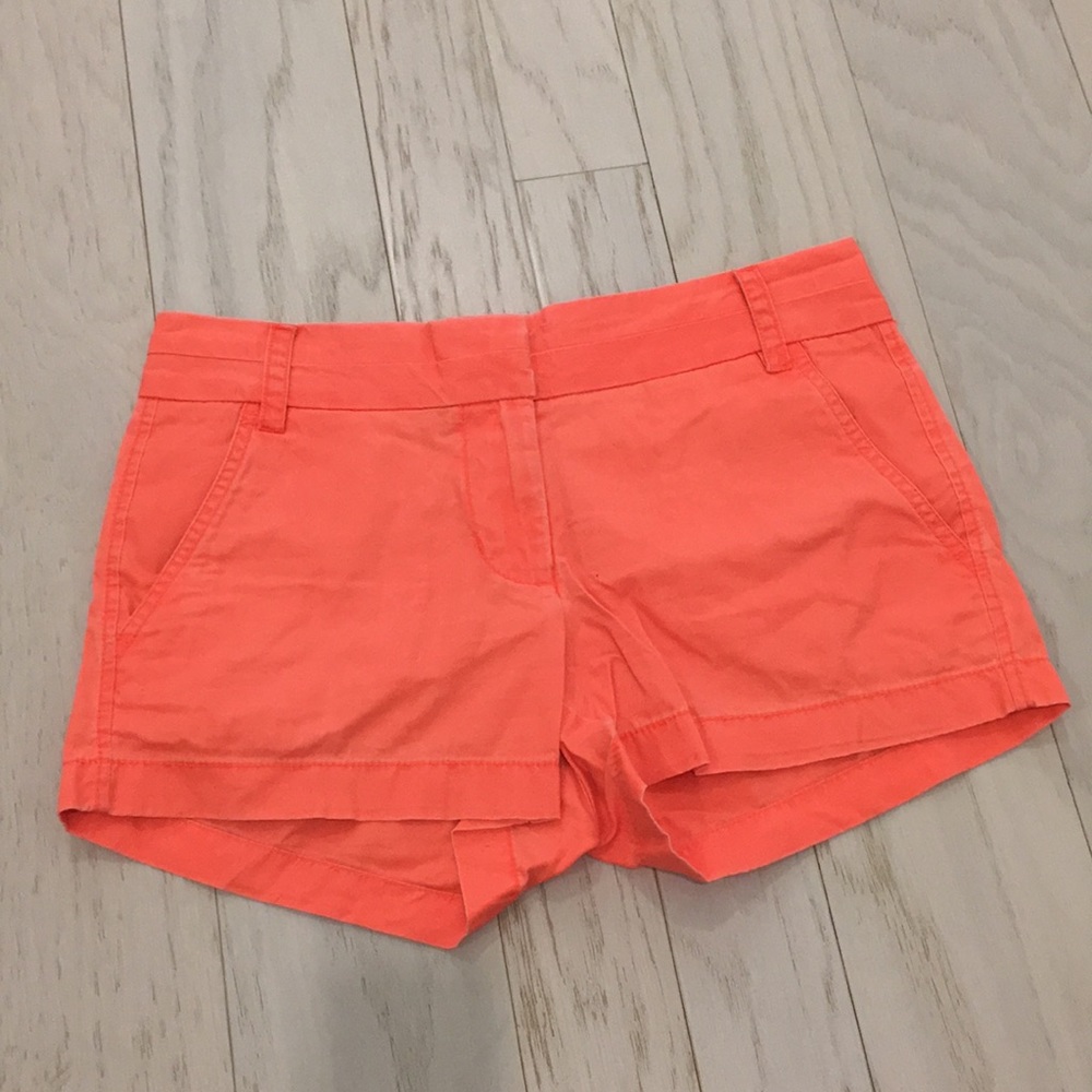 J. Crew Chino shorts - Neon orange - size 0